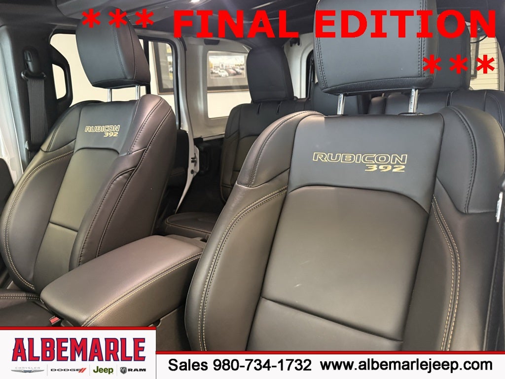 2025 Jeep Wrangler 4-Door Rubicon 392 Final Edition 4x4