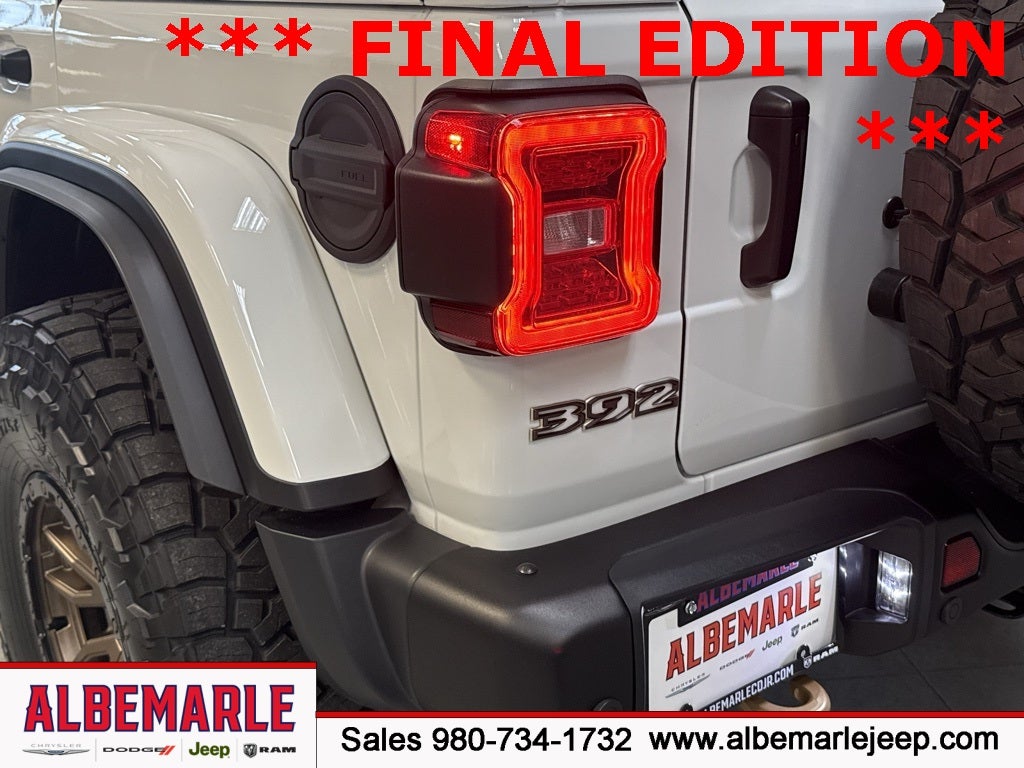 2025 Jeep Wrangler 4-Door Rubicon 392 Final Edition 4x4