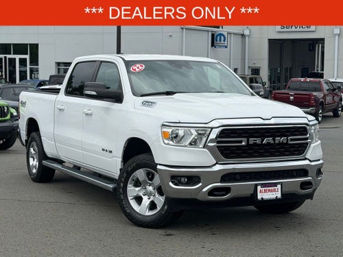 2022 RAM 1500 Big Horn Crew Cab 4x4 6'4' Box