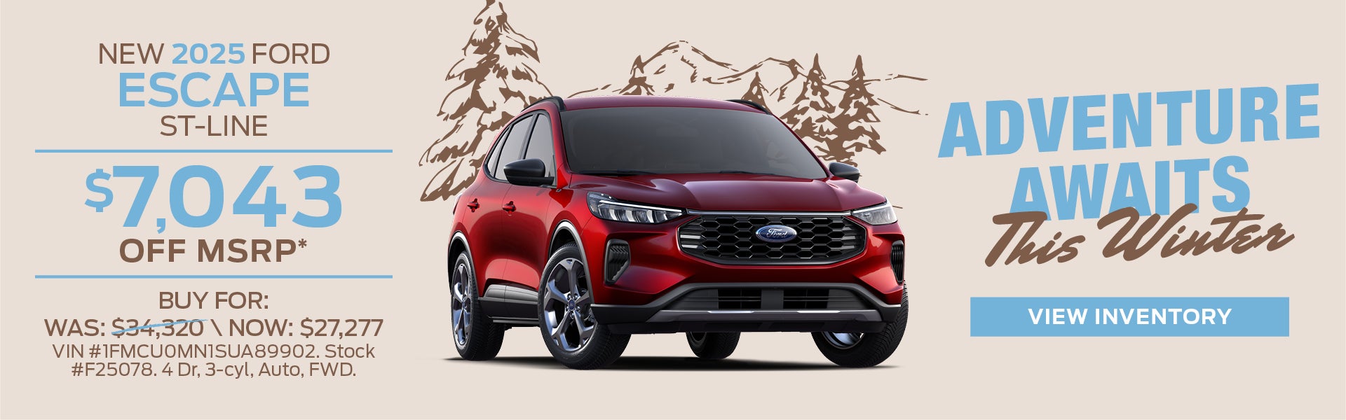 2025 Ford Escape ST-Line