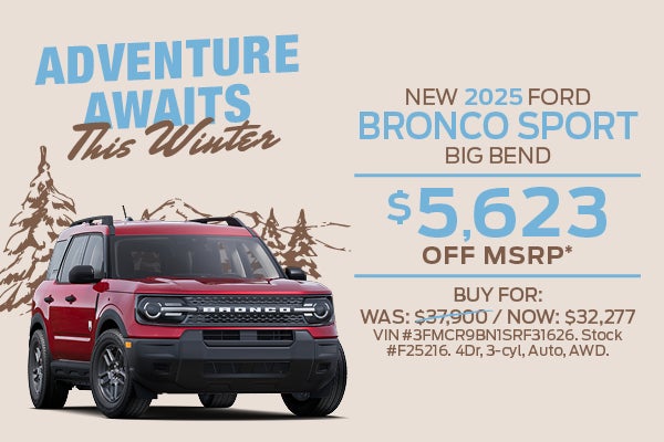 2025 Ford Bronco Sport Big Bend