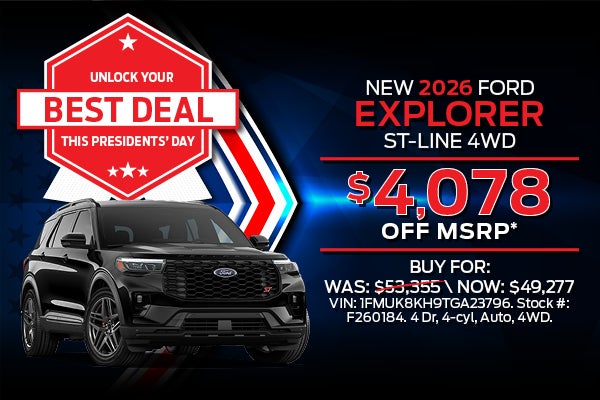 2026 Ford Explorer ST-Line 4WD