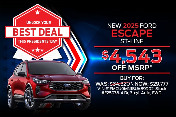 2025 Ford Escape ST-Line