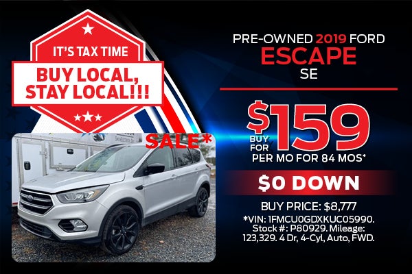 2019 Ford Escape SE
