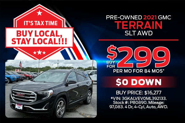  2021 GMC Terrain SLT AWD