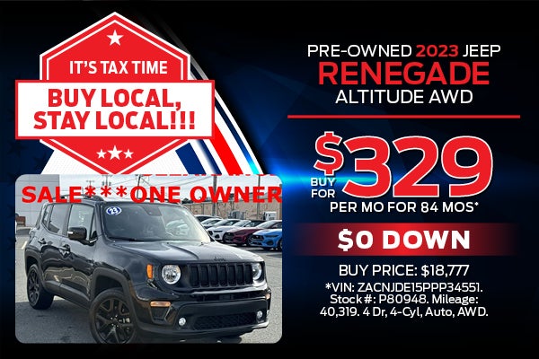 2023 Jeep Renegade Altitude AWD
