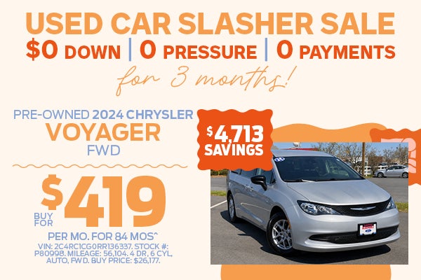 Pre-Owned 2024 Chrysler Voyager FWD