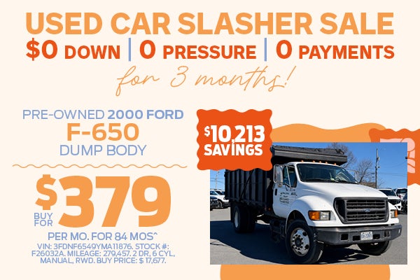 Pre-Owned 2000 FORD F-650 DUMP BODY
