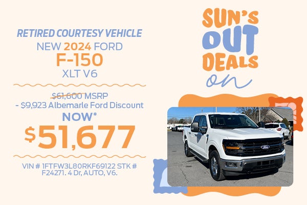 New 2024 Ford F-150 XLT V6