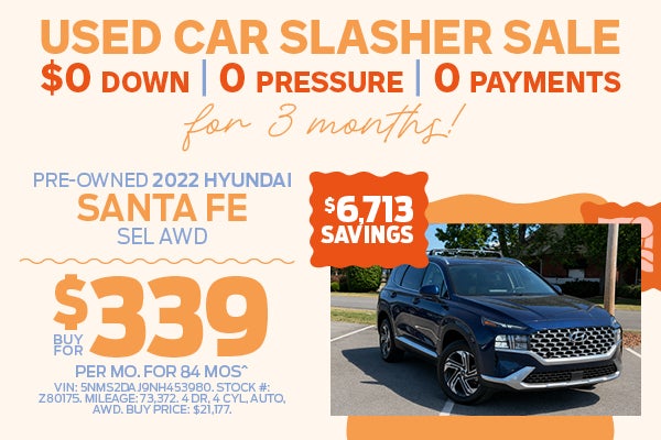 Pre-Owned 2022 Hyundai Santa Fe SEL AWD
