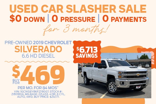 Pre-Owned 2019 CHEVROLET SILVERADO 6.6 HD DIESEL