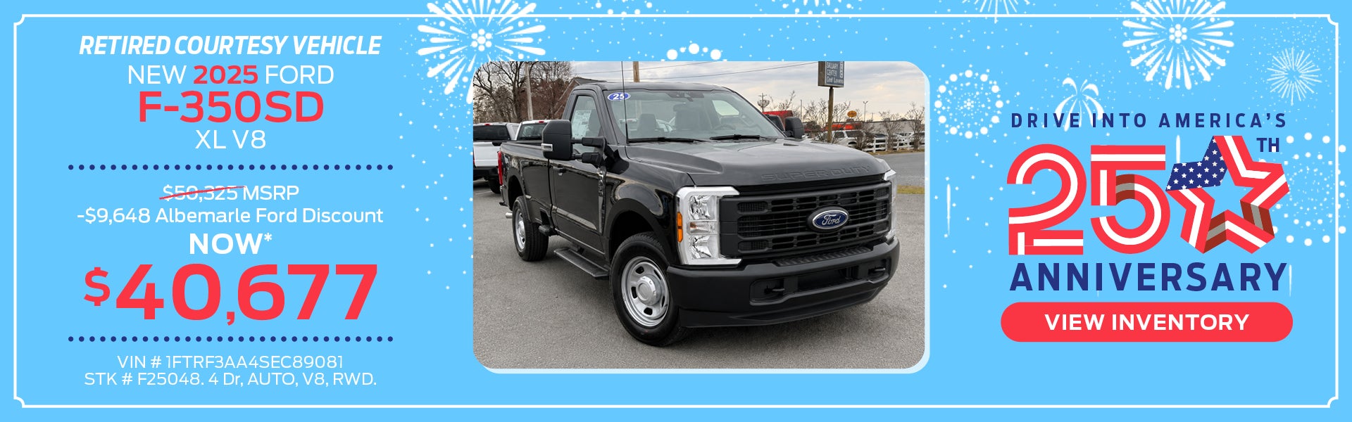 New 2025 Ford F-350SD XL V8