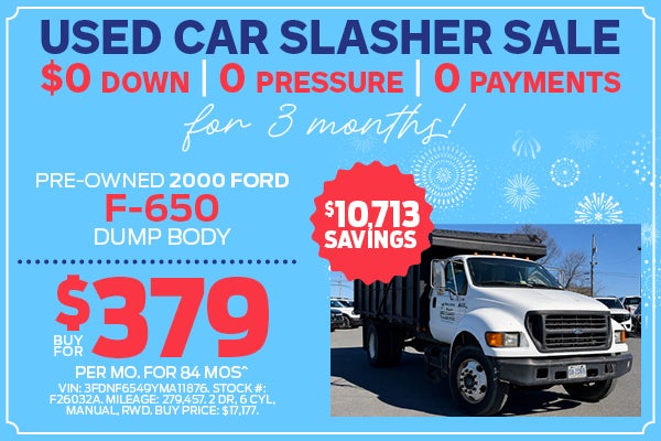 Pre-Owned 2000 FORD F-650 DUMP BODY