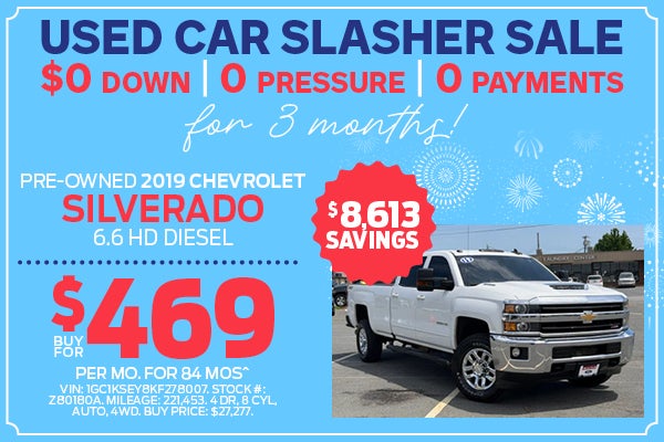 Pre-Owned 2019 CHEVROLET SILVERADO 6.6 HD DIESEL