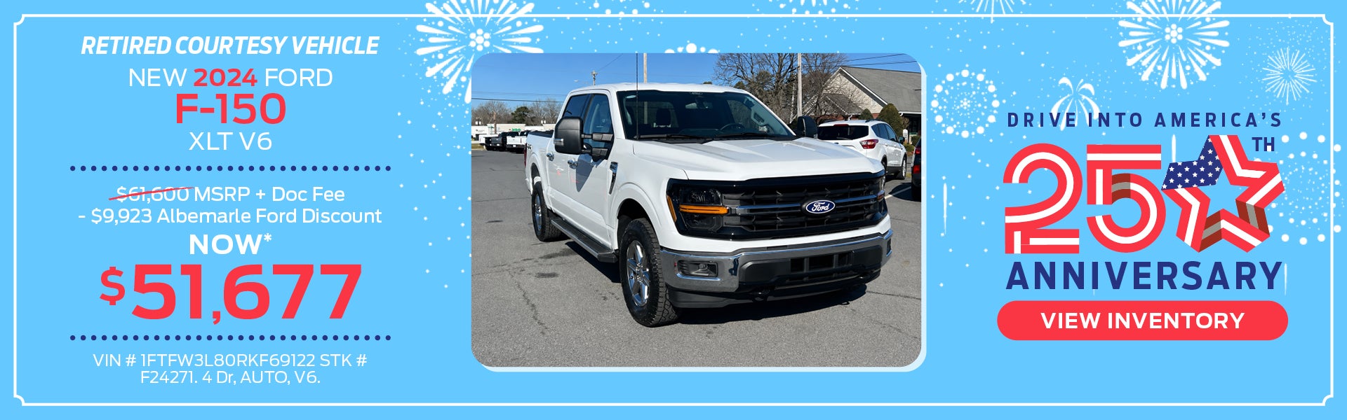 New 2024 Ford F-150 XLT V6