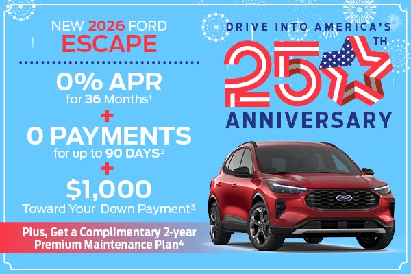 New 2026 Ford Escape