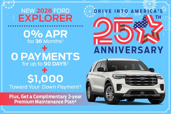 New 2026 Ford Explorer
