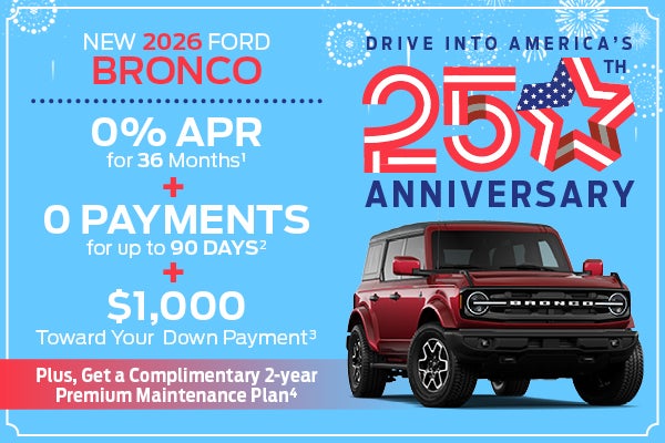 New 2026 Ford Bronco
