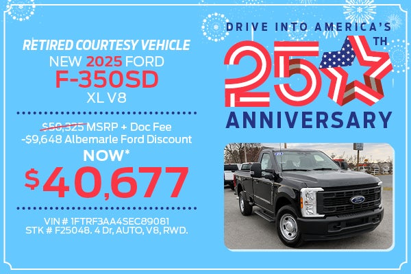 New 2025 Ford F-350SD XL V8