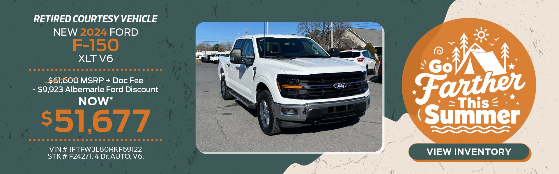 New 2024 Ford F-150 XLT V6
