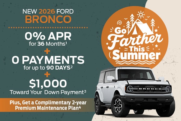 New 2026 Ford Bronco