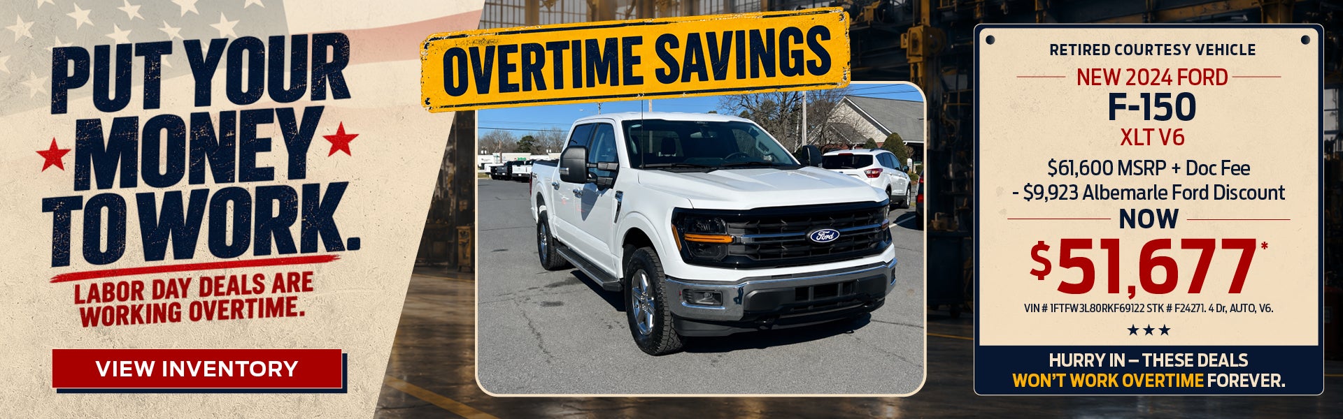 New 2024 Ford F-150 XLT V6