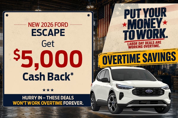 New 2026 Ford Escape