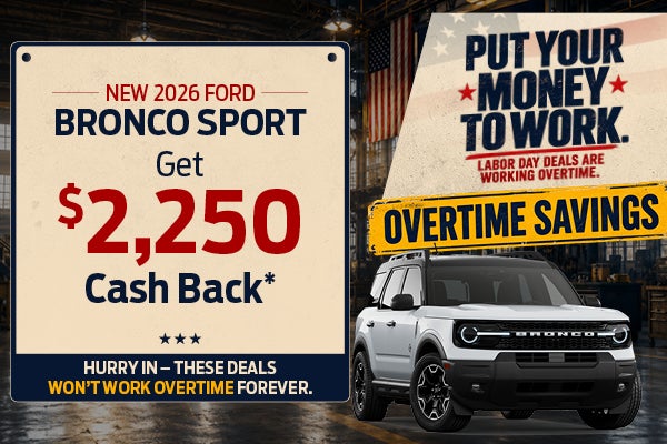 New 2026 Ford Bronco Sport