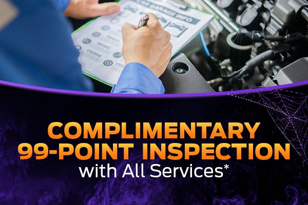 Complimentary 99-Point Inspection with All Services