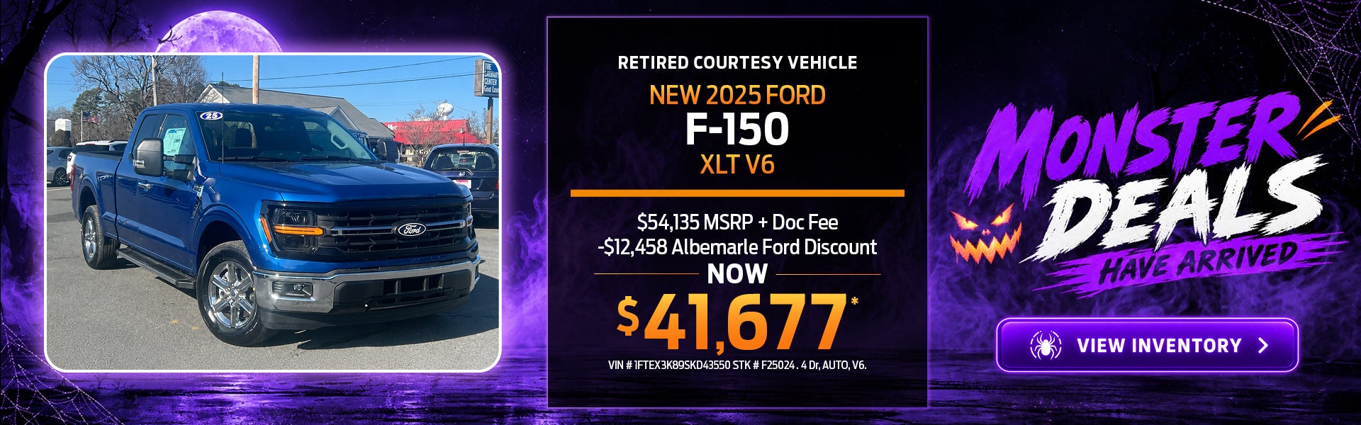 Save $12,458 on This New 2025 Ford F-150 XLT V6