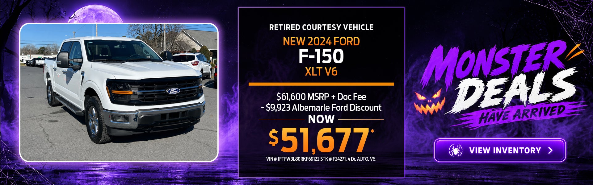 Save $9,923 on This New 2024 Ford F-150 XLT V6