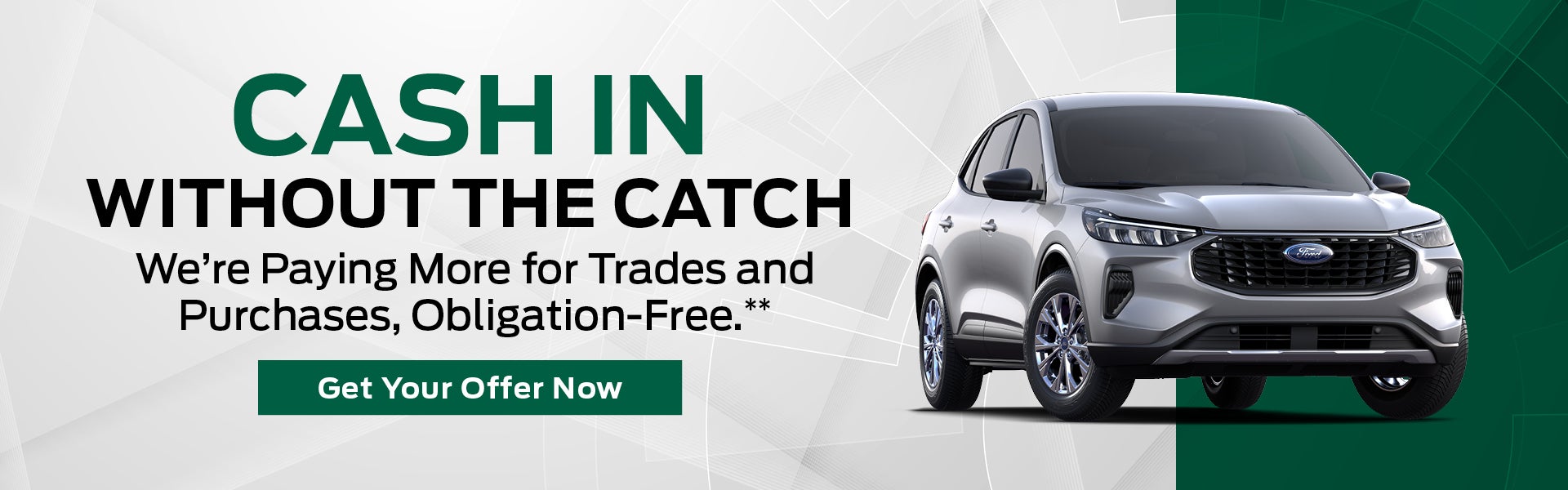 Let's make a deal for your vehicle