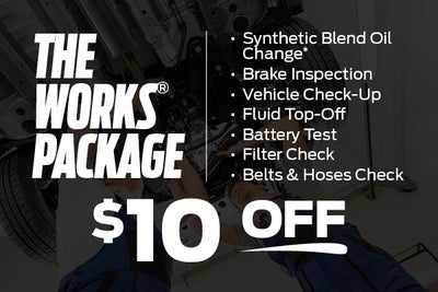 $10 OFF The Works® Package